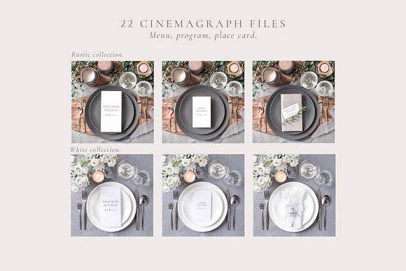 Animated Custom Wedding mockups in Print Mockups - product preview 5