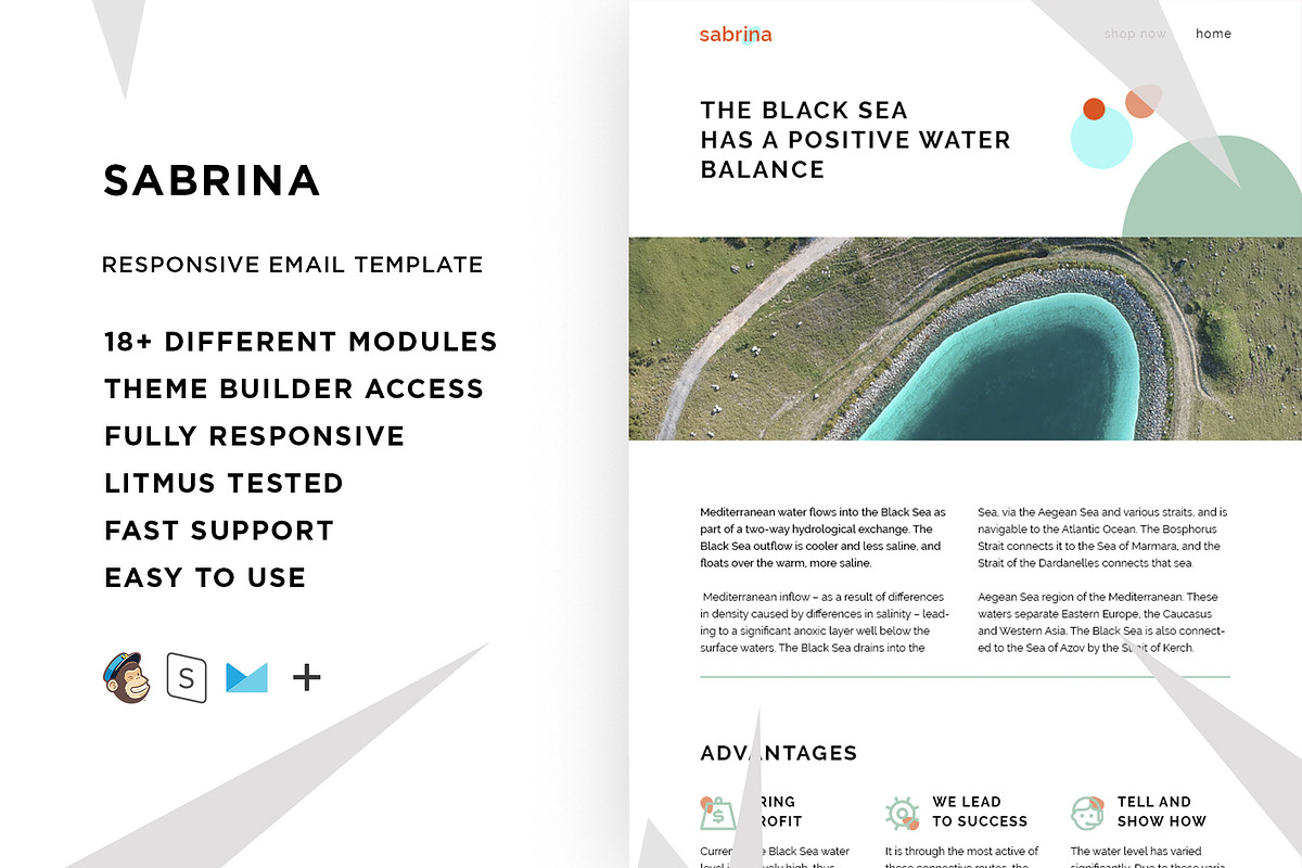 Sabrina – Responsive Email template in Mailchimp Templates - product preview 8