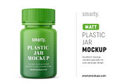 Matt pharmacy jar mockup