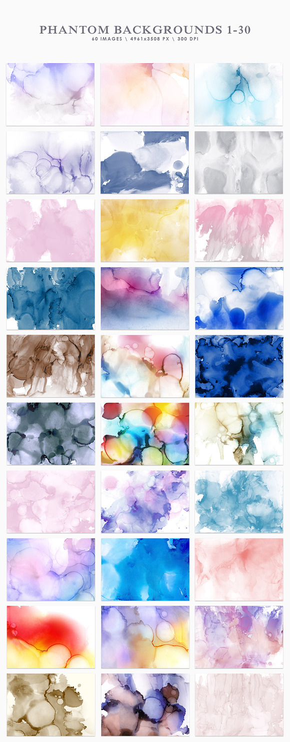 Phantom Ink Backgrounds in Textures - product preview 1