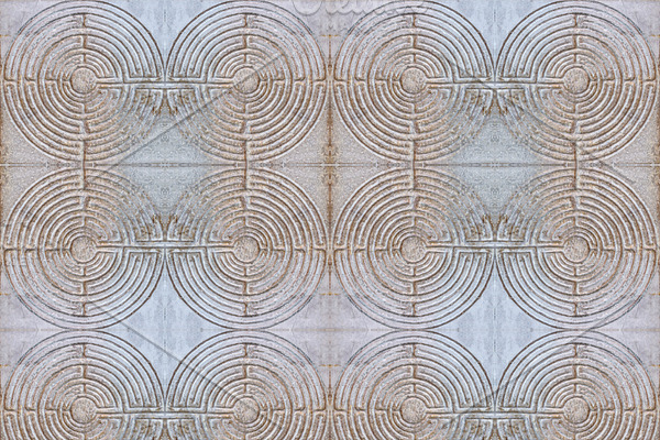 Labyrinth Stone Pattern