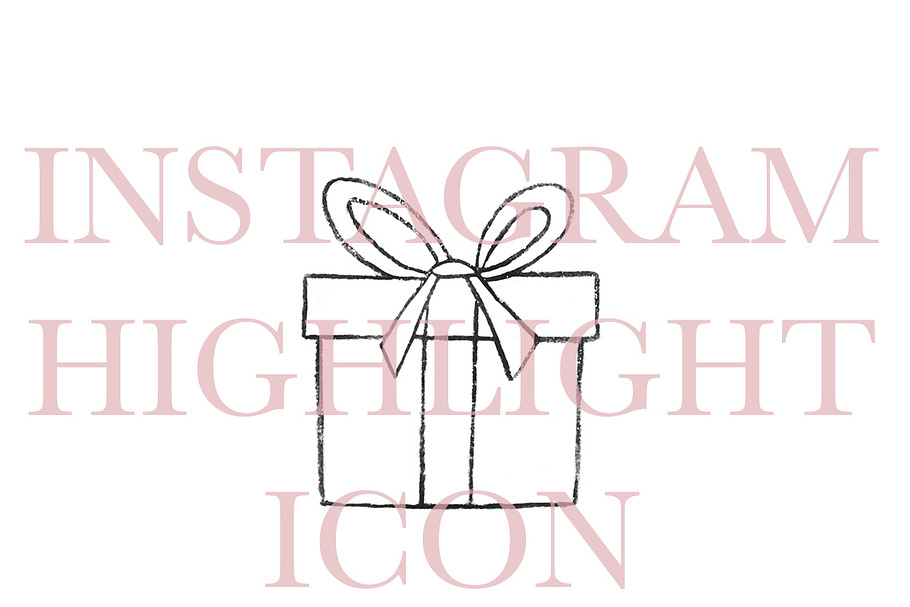 Gift Present Instagram Icon in Icons - product preview 8