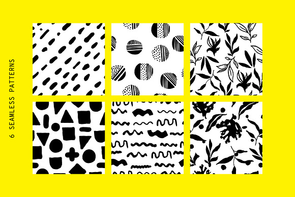 300+ Hand Drawn Shapes, Posters, Pat in Objects - product preview 4