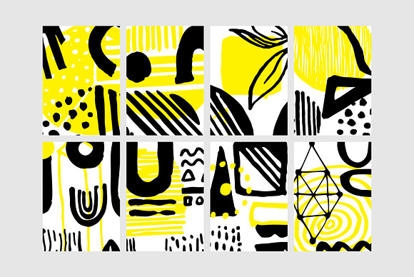 300+ Hand Drawn Shapes, Posters, Pat in Objects - product preview 11