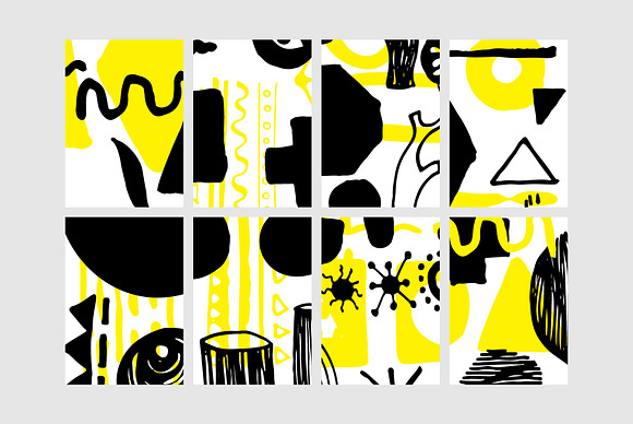 300+ Hand Drawn Shapes, Posters, Pat in Objects - product preview 13