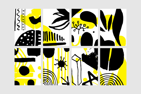 300+ Hand Drawn Shapes, Posters, Pat in Objects - product preview 14