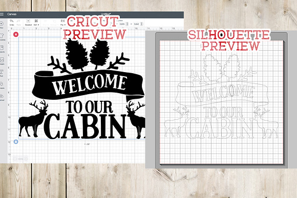Welcome To our Cabin in Illustrations - product preview 1