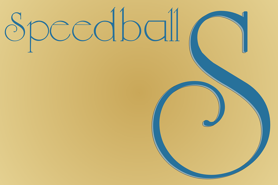 Speedball in Display Fonts - product preview 8