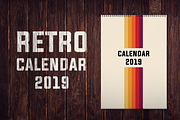 Retro Calendar 2019