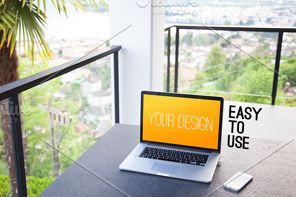 3 MacBook MockUps in Templates - product preview 1
