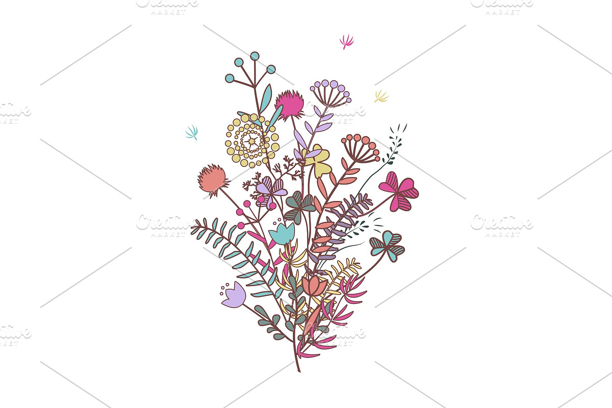Autumn bouquet vector in Illustrations - product preview 8