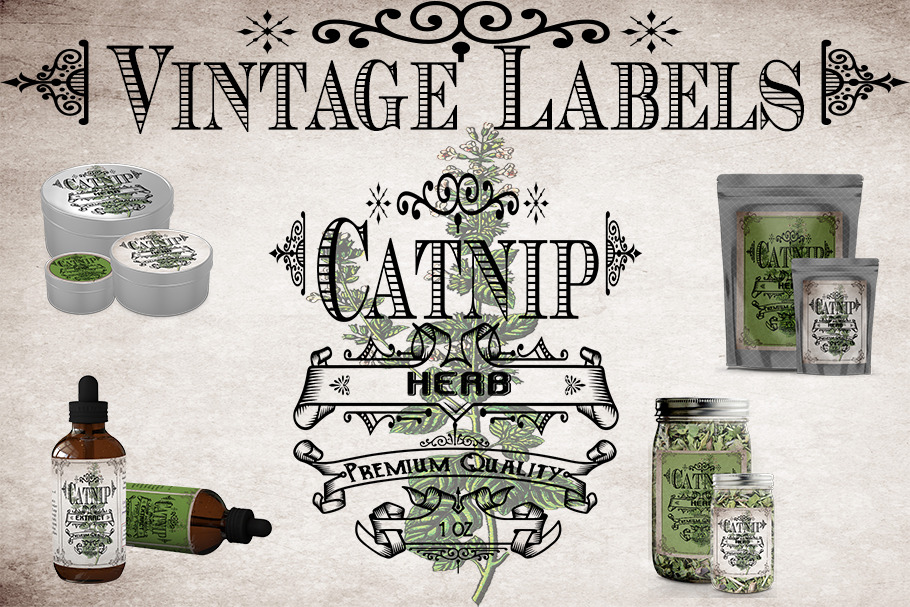 Catnip Vintage Labels