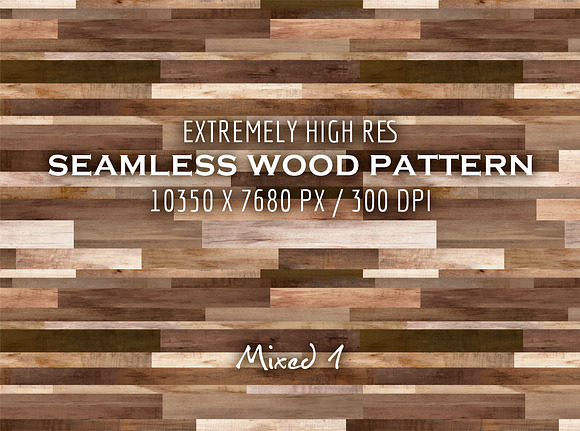 Extremely HR seamless wood pattern J in Patterns - product preview 2