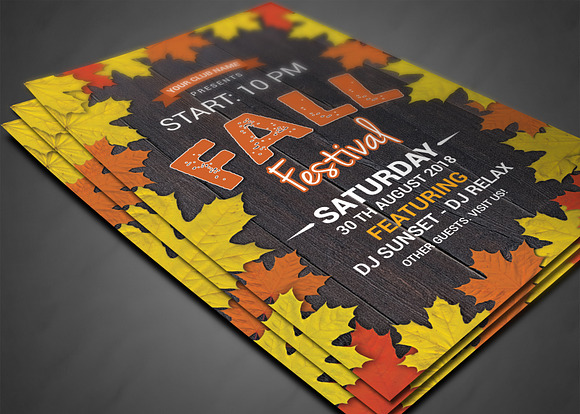 Fall Festival Flyer in Flyer Templates - product preview 2