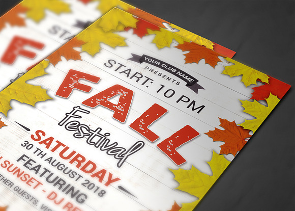 Fall Festival Flyer in Flyer Templates - product preview 3