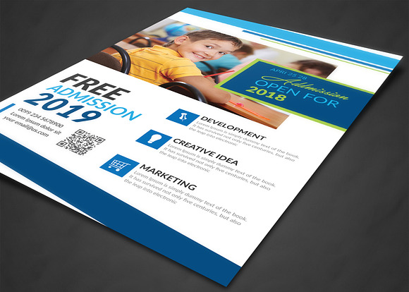 School Flyer in Flyer Templates - product preview 1