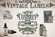 Comfrey Vintage Labels