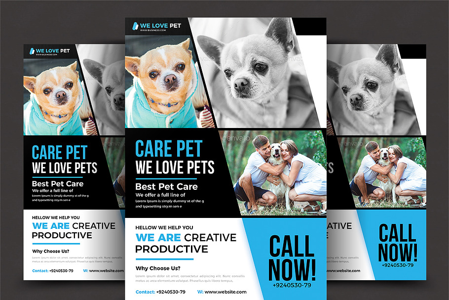 Pet Shop Flyer Template in Flyer Templates - product preview 8