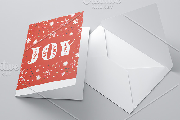 Merry Holiday Cards (3 Printable) in Illustrations - product preview 3