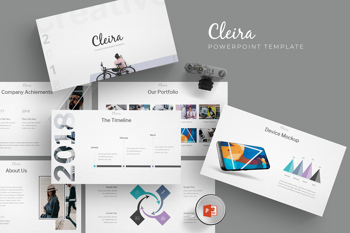 Cleira - Powerpoint Templates in PowerPoint Templates - product preview 8