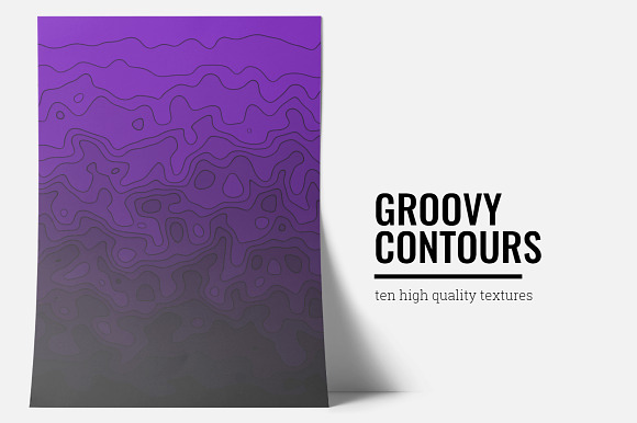 Groovy Contours in Textures - product preview 1