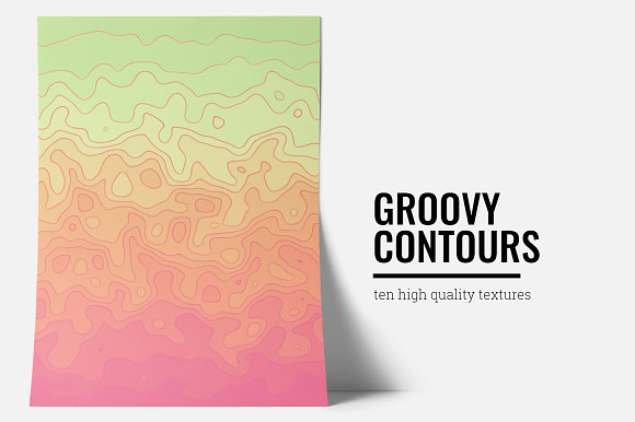 Groovy Contours in Textures - product preview 4
