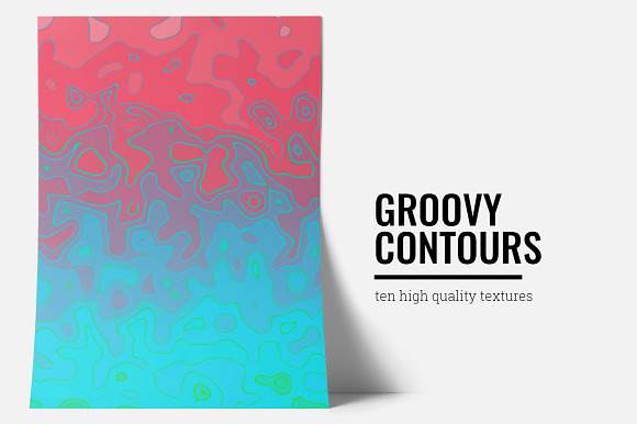 Groovy Contours in Textures - product preview 9