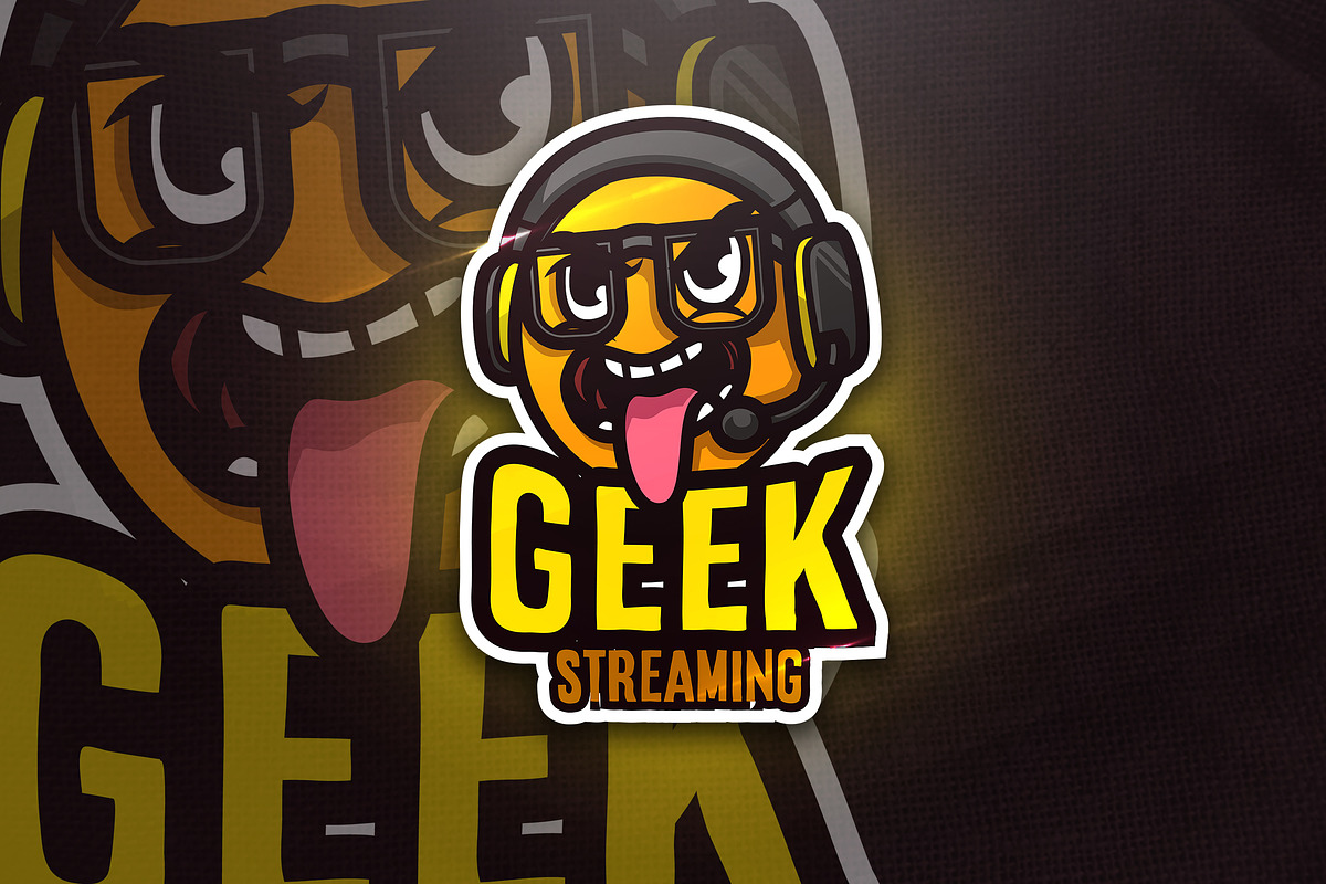 Geek Streaming-Mascot & Esport Logo in Logo Templates - product preview 8