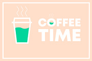 Coffee Time Vector Illustration