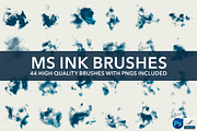 44 Ink Brushes for Photoshop