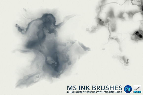 44 Ink Brushes for Photoshop in Add-Ons - product preview 3
