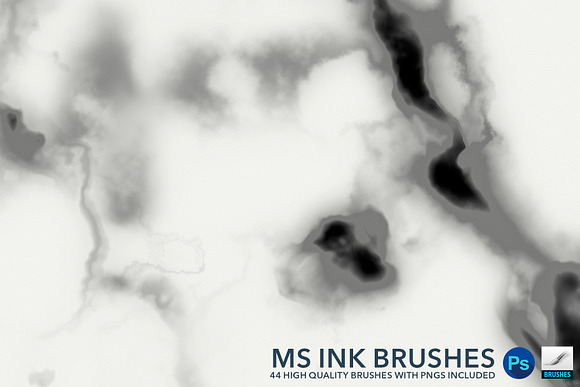 44 Ink Brushes for Photoshop in Add-Ons - product preview 4