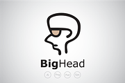 Big Head Guy Logo Template