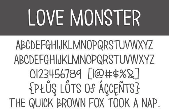 Love Monster in Love Fonts - product preview 2