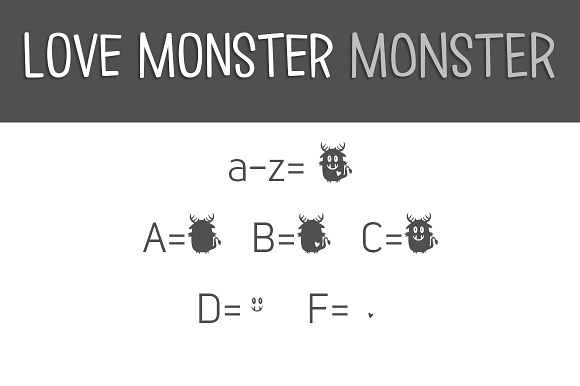 Love Monster in Love Fonts - product preview 3