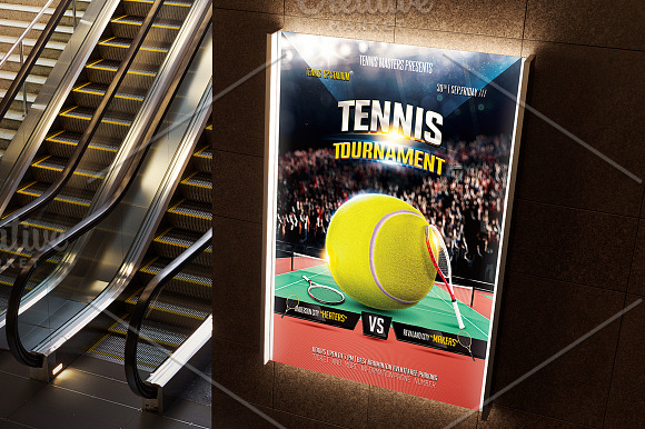 Tennis Flyer in Flyer Templates - product preview 1