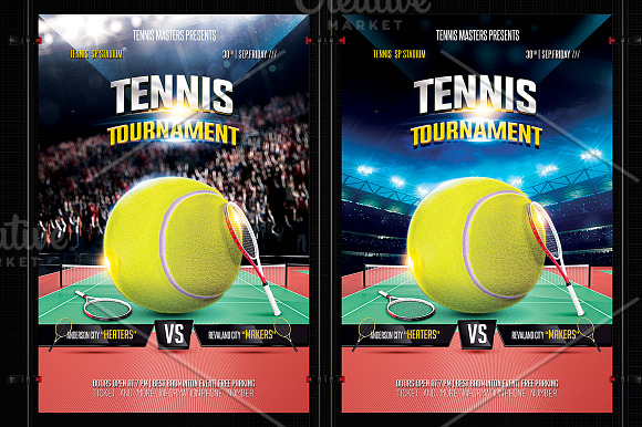 Tennis Flyer in Flyer Templates - product preview 2