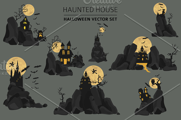 Halloween constructor+seamless in Illustrations - product preview 2