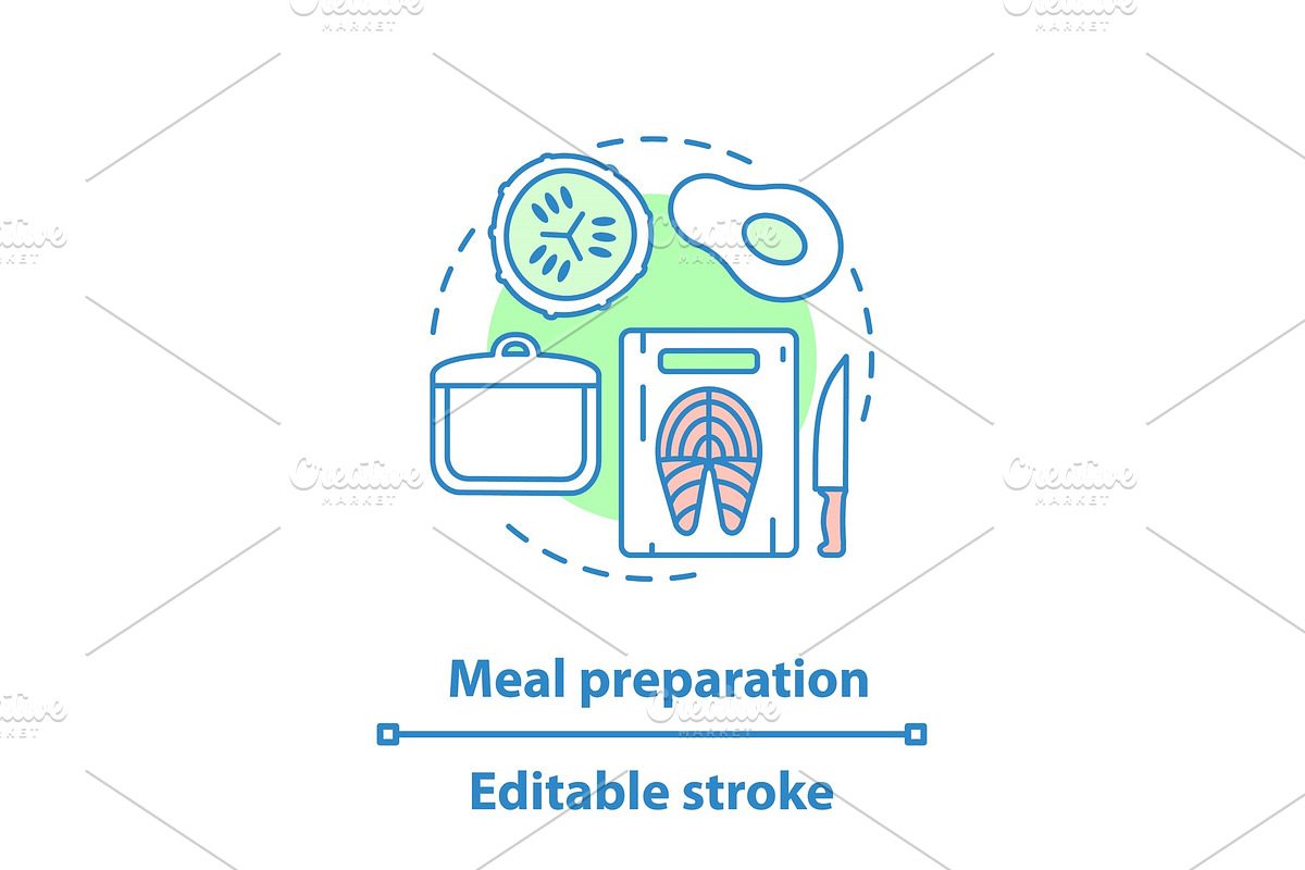 Food preparation concept icon in Icons - product preview 8