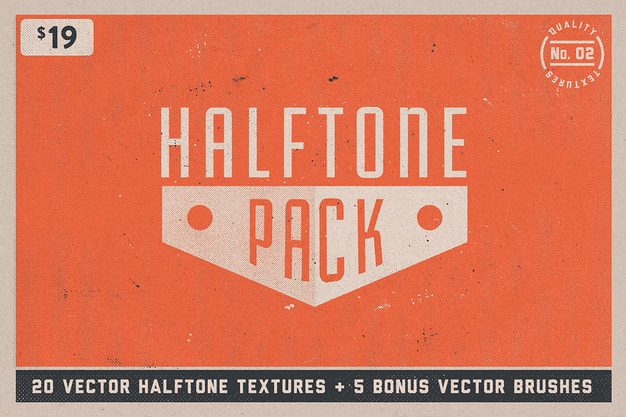 Halftone Texture Pack No. 02 in Textures - product preview 8