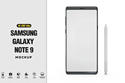 Samsung Galaxy Note 9 Mockup