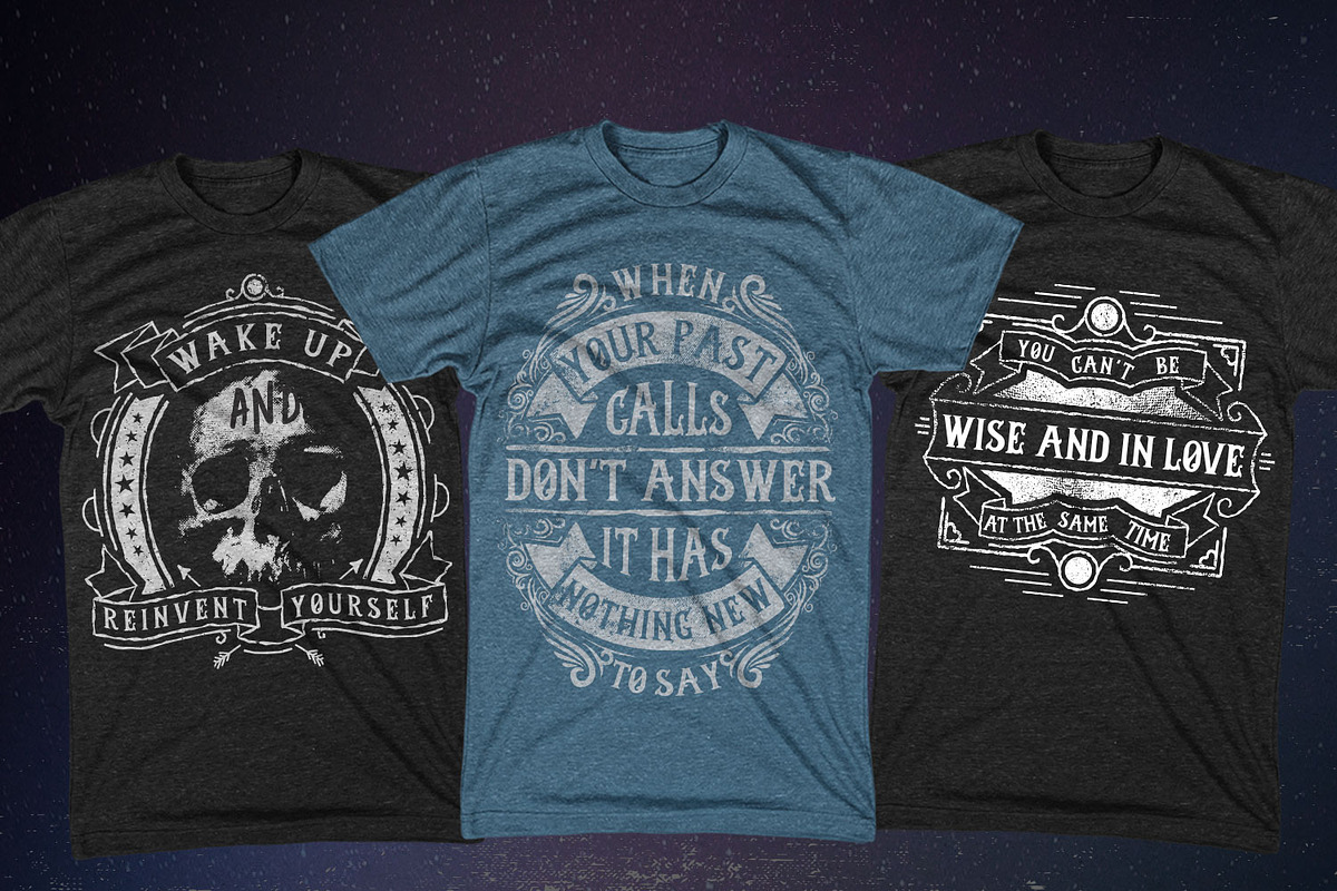 3 Inspirational T-shirt Designs in Graphics - product preview 8