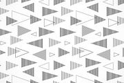 Striped triangles seamless pattern