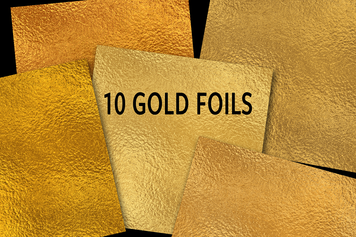 Gold Foils in Textures - product preview 8