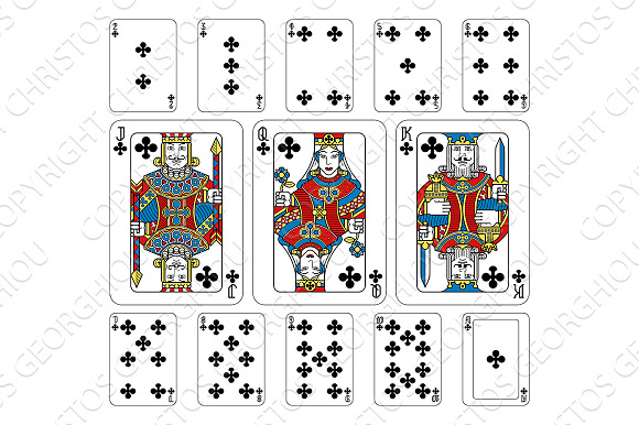 Playing Cards Deck Full Complete in Illustrations - product preview 3