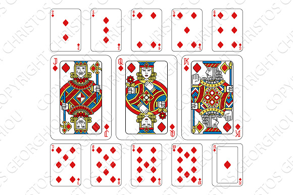 Playing Cards Deck Full Complete in Illustrations - product preview 6