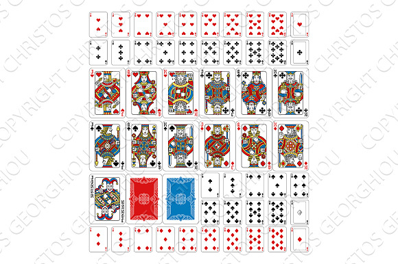 Playing Cards Deck Full Complete in Illustrations - product preview 8