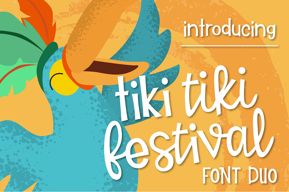 Tiki Tiki Festival Font Duo in Whimsical Fonts - product preview 8
