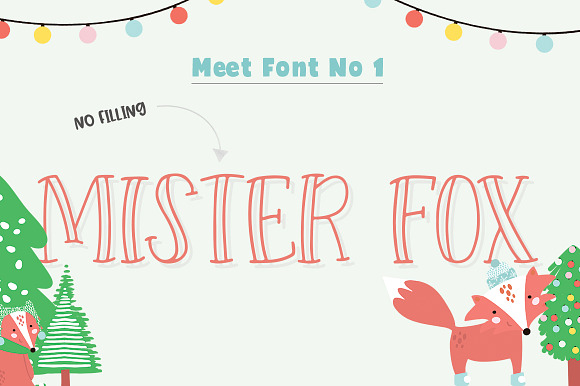 Forest Creatures Font Trio in Display Fonts - product preview 1
