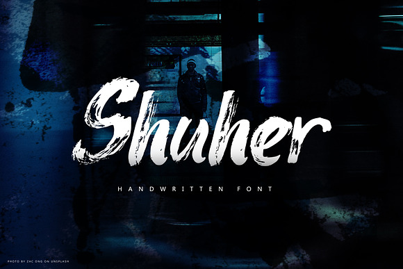 Shuher Brush Font in Chalkboard Fonts - product preview 9